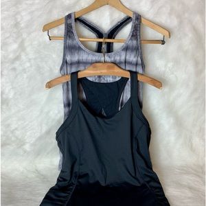 Bundle of two racerback workout tops